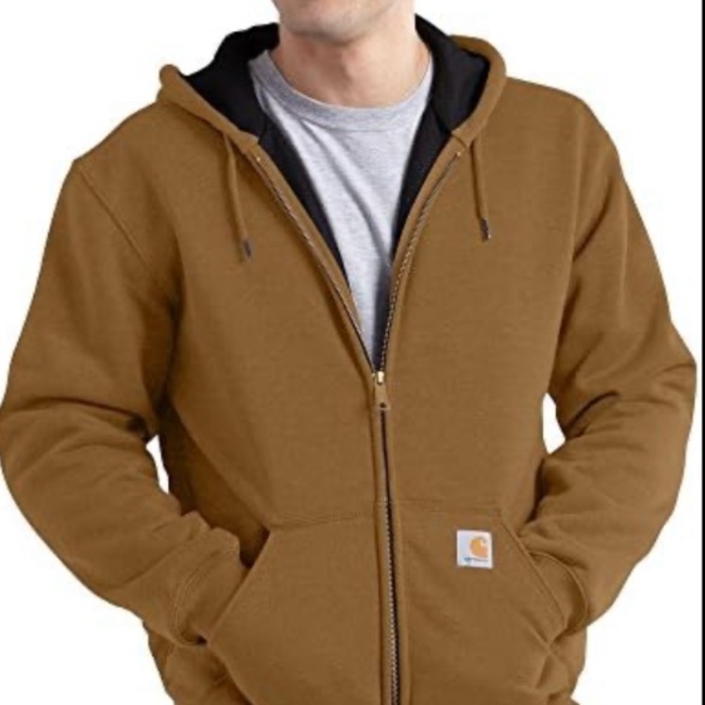 Carhartt Big and Tall Thermal Lined Rutland Full Zip Hooded sweatshirt
